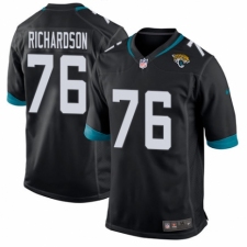 Men's Nike Jacksonville Jaguars #76 Will Richardson Game Teal Green Team Color NFL Jersey