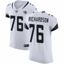 Men's Nike Jacksonville Jaguars #76 Will Richardson White Vapor Untouchable Elite Player NFL Jersey