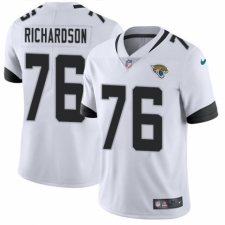 Men's Nike Jacksonville Jaguars #76 Will Richardson White Vapor Untouchable Limited Player NFL Jersey