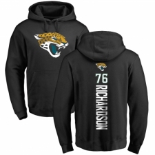 NFL Nike Jacksonville Jaguars #76 Will Richardson Black Backer Pullover Hoodie