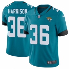 Men's Nike Jacksonville Jaguars #36 Ronnie Harrison Black Alternate Vapor Untouchable Limited Player NFL Jersey