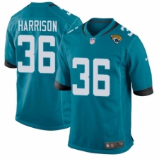 Men's Nike Jacksonville Jaguars #36 Ronnie Harrison Game Black Alternate NFL Jersey