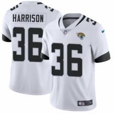 Men's Nike Jacksonville Jaguars #36 Ronnie Harrison White Vapor Untouchable Limited Player NFL Jersey