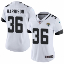 Women's Nike Jacksonville Jaguars #36 Ronnie Harrison White Vapor Untouchable Elite Player NFL Jersey