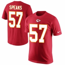 NFL Men's Nike Kansas City Chiefs #57 Breeland Speaks Red Rush Pride Name & Number T-Shirt