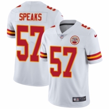 Youth Nike Kansas City Chiefs #57 Breeland Speaks White Vapor Untouchable Limited Player NFL Jersey