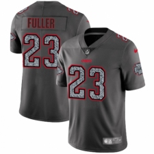 Men's Nike Kansas City Chiefs #23 Kendall Fuller Gray Static Vapor Untouchable Limited NFL Jersey