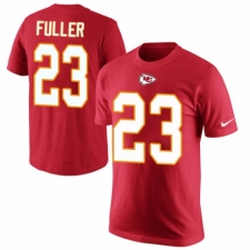 NFL Men's Nike Kansas City Chiefs #23 Kendall Fuller Red Rush Pride Name & Number T-Shirt