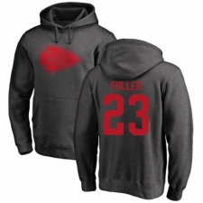 NFL Nike Kansas City Chiefs #23 Kendall Fuller Ash One Color Pullover Hoodie
