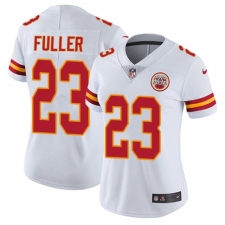 Women's Nike Kansas City Chiefs #23 Kendall Fuller White Vapor Untouchable Elite Player NFL Jersey