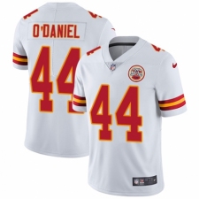 Men's Nike Kansas City Chiefs #44 Dorian O'Daniel White Vapor Untouchable Limited Player NFL Jersey
