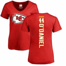 NFL Women's Nike Kansas City Chiefs #44 Dorian O'Daniel Red Backer T-Shirt