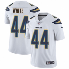 Men's Nike Los Angeles Chargers #44 Kyzir White Vapor Untouchable Limited Player NFL Jersey