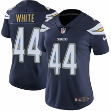 Women's Nike Los Angeles Chargers #44 Kyzir White Navy Blue Team Color Vapor Untouchable Limited Player NFL Jersey