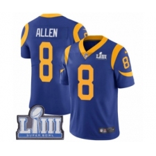 Men's Nike Los Angeles Rams #8 Brandon Allen Royal Blue Alternate Vapor Untouchable Limited Player Super Bowl LIII Bound NFL Jersey