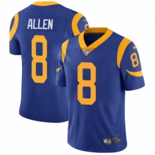Youth Nike Los Angeles Rams #8 Brandon Allen Royal Blue Alternate Vapor Untouchable Limited Player NFL Jersey