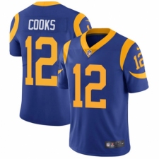 Youth Nike Los Angeles Rams #12 Brandin Cooks Royal Blue Alternate Vapor Untouchable Limited Player NFL Jersey
