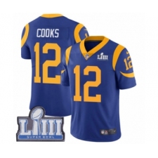 Youth Nike Los Angeles Rams #12 Brandin Cooks Royal Blue Alternate Vapor Untouchable Limited Player Super Bowl LIII Bound NFL Jersey