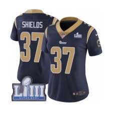 Women's Nike Los Angeles Rams #37 Sam Shields Navy Blue Team Color Vapor Untouchable Limited Player Super Bowl LIII Bound NFL Jersey