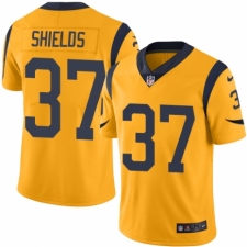 Youth Nike Los Angeles Rams #37 Sam Shields Limited Gold Rush Vapor Untouchable NFL Jersey