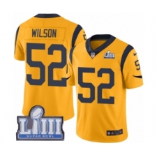Men's Nike Los Angeles Rams #52 Ramik Wilson Limited Gold Rush Vapor Untouchable Super Bowl LIII Bound NFL Jersey