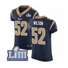 Men's Nike Los Angeles Rams #52 Ramik Wilson Navy Blue Team Color Vapor Untouchable Elite Player Super Bowl LIII Bound NFL Jersey