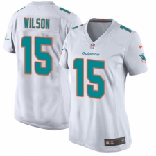 Women's Nike Miami Dolphins #15 Albert Wilson Game White NFL Jersey