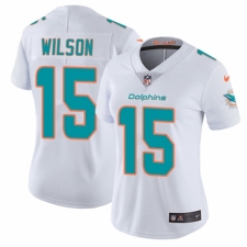 Women's Nike Miami Dolphins #15 Albert Wilson White Vapor Untouchable Limited Player NFL Jersey