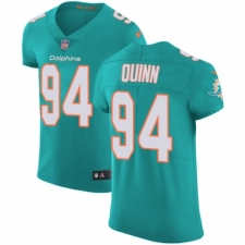 Men's Nike Miami Dolphins #94 Robert Quinn Aqua Green Team Color Vapor Untouchable Elite Player NFL Jersey