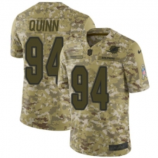 Men's Nike Miami Dolphins #94 Robert Quinn Limited Camo 2018 Salute to Service NFL Jersey