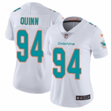 Women's Nike Miami Dolphins #94 Robert Quinn White Vapor Untouchable Limited Player NFL Jersey