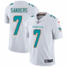 Men's Nike Miami Dolphins #7 Jason Sanders White Vapor Untouchable Limited Player NFL Jersey