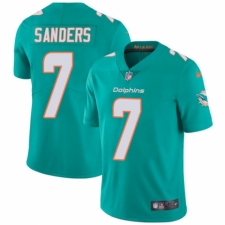 Youth Nike Miami Dolphins #7 Jason Sanders Aqua Green Team Color Vapor Untouchable Limited Player NFL Jersey