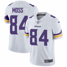 Men's Nike Minnesota Vikings #84 Randy Moss White Vapor Untouchable Limited Player NFL Jersey