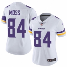 Women's Nike Minnesota Vikings #84 Randy Moss White Vapor Untouchable Limited Player NFL Jersey