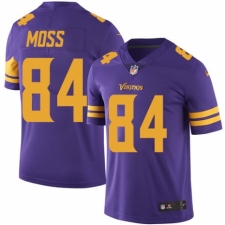 Youth Nike Minnesota Vikings #84 Randy Moss Limited Purple Rush Vapor Untouchable NFL Jersey