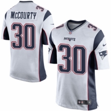 Men's Nike New England Patriots #30 Jason McCourty Game White NFL Jersey