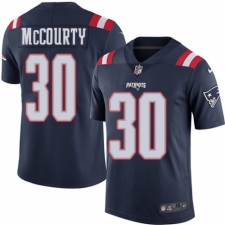 Men's Nike New England Patriots #30 Jason McCourty Limited Navy Blue Rush Vapor Untouchable NFL Jersey