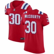 Men's Nike New England Patriots #30 Jason McCourty Red Alternate Vapor Untouchable Elite Player NFL Jersey