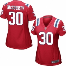 Women's Nike New England Patriots #30 Jason McCourty Game Red Alternate NFL Jersey