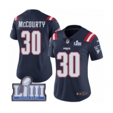 Women's Nike New England Patriots #30 Jason McCourty Limited Navy Blue Rush Vapor Untouchable Super Bowl LIII Bound NFL Jersey
