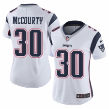 Women's Nike New England Patriots #30 Jason McCourty White Vapor Untouchable Limited Player NFL Jersey