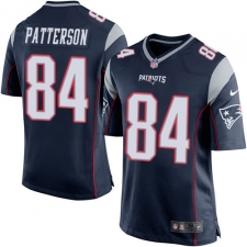 Men's Nike New England Patriots #84 Cordarrelle Patterson Game Navy Blue Team Color NFL Jersey