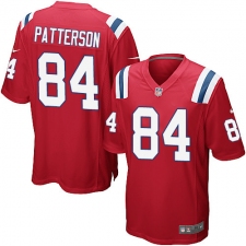 Men's Nike New England Patriots #84 Cordarrelle Patterson Game Red Alternate NFL Jersey