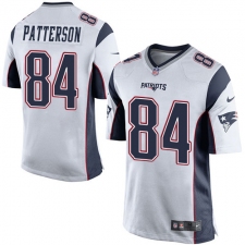 Men's Nike New England Patriots #84 Cordarrelle Patterson Game White NFL Jersey