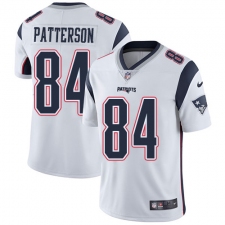 Men's Nike New England Patriots #84 Cordarrelle Patterson White Vapor Untouchable Limited Player NFL Jersey