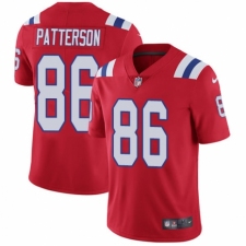 Men's Nike New England Patriots #86 Cordarrelle Patterson Red Alternate Vapor Untouchable Limited Player NFL Jersey
