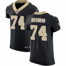 Men's Nike New Orleans Saints #74 Jermon Bushrod Black Team Color Vapor Untouchable Elite Player NFL Jersey