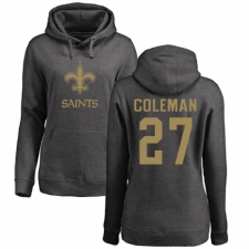 NFL Women's Nike New Orleans Saints #27 Kurt Coleman Ash One Color Pullover Hoodie