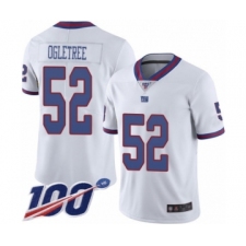 Men's New York Giants #52 Alec Ogletree Limited White Rush Vapor Untouchable 100th Season Football Jersey